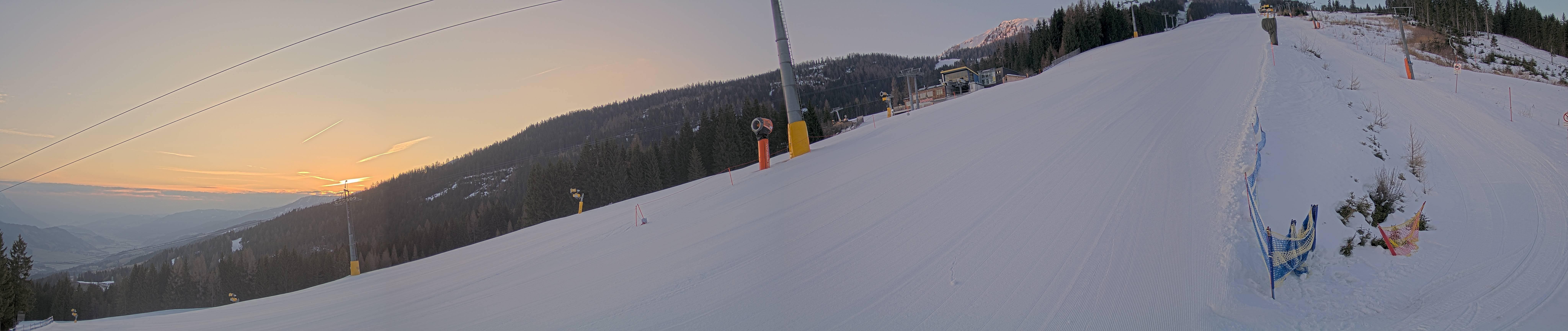 Archiv Foto Webcam Hauser Kaibling: Bergstation der 8er Gondel