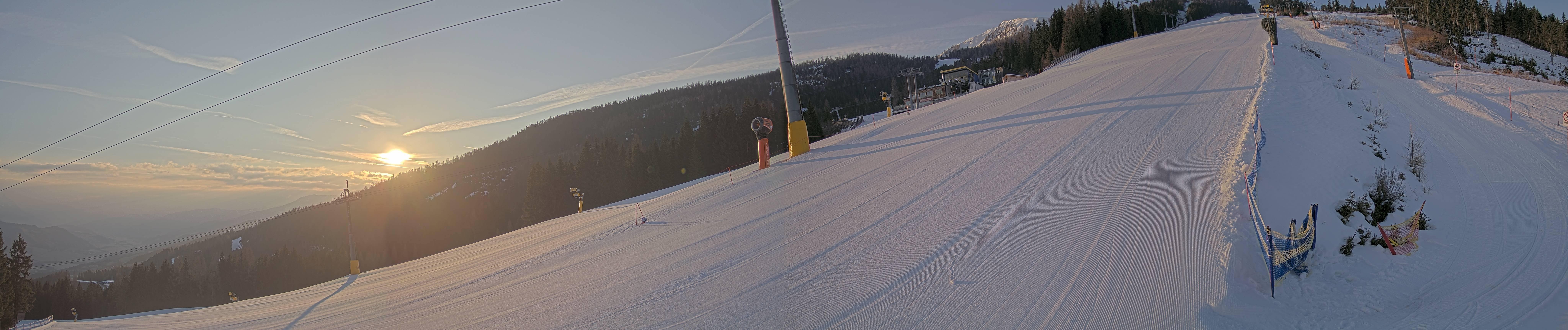 Archiv Foto Webcam Hauser Kaibling: Bergstation der 8er Gondel