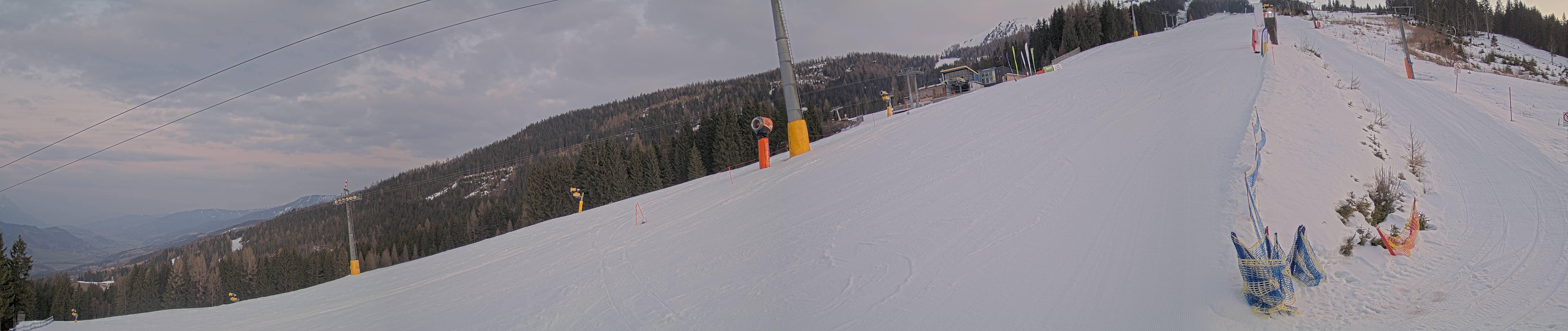 Archiv Foto Webcam Hauser Kaibling: Bergstation der 8er Gondel