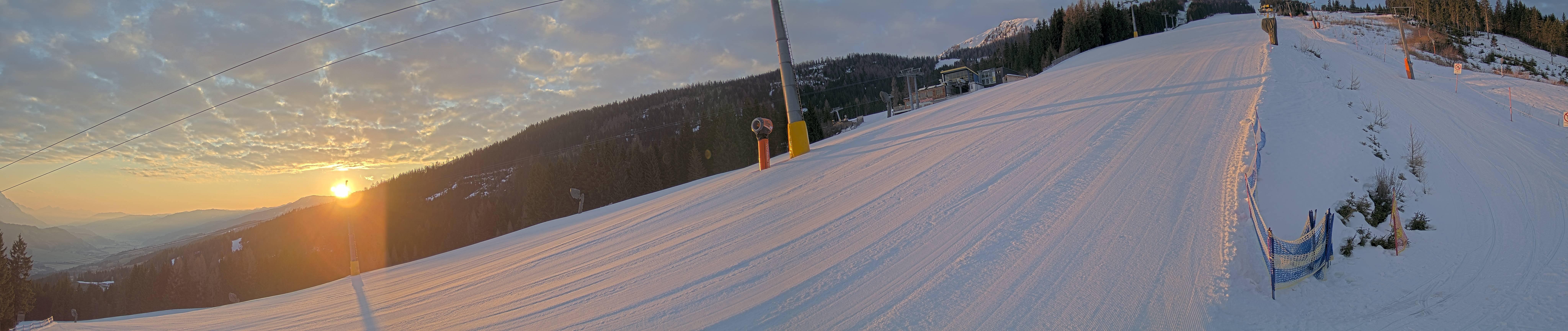 Archiv Foto Webcam Hauser Kaibling: Bergstation der 8er Gondel