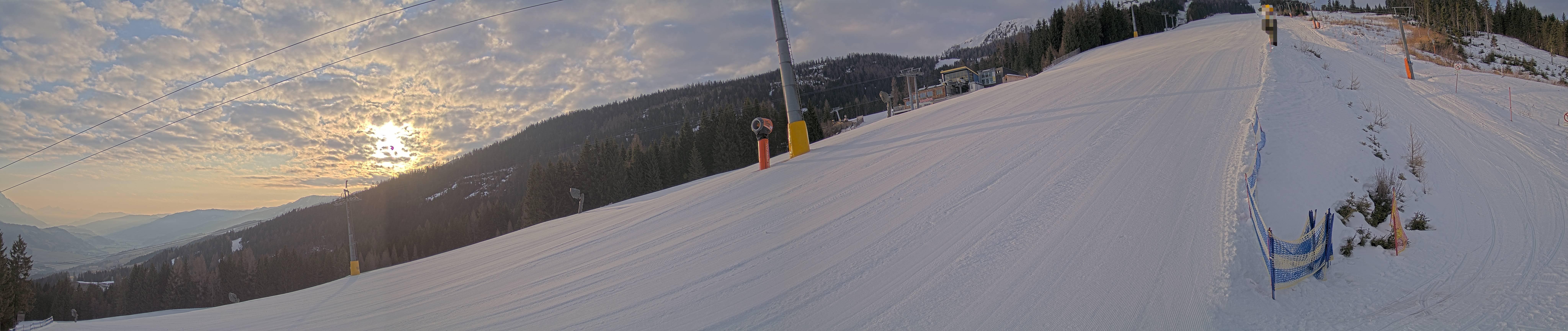 Archiv Foto Webcam Hauser Kaibling: Bergstation der 8er Gondel