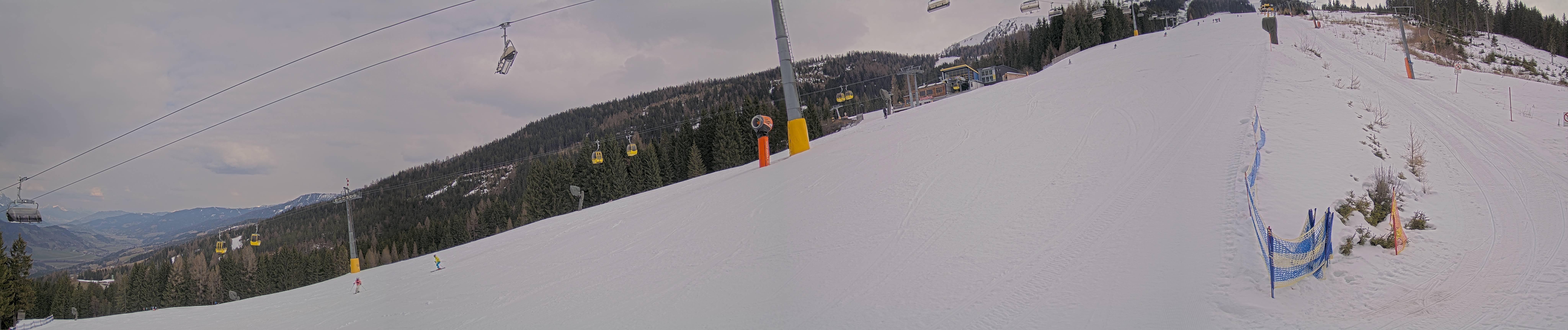 Archiv Foto Webcam Hauser Kaibling: Bergstation der 8er Gondel