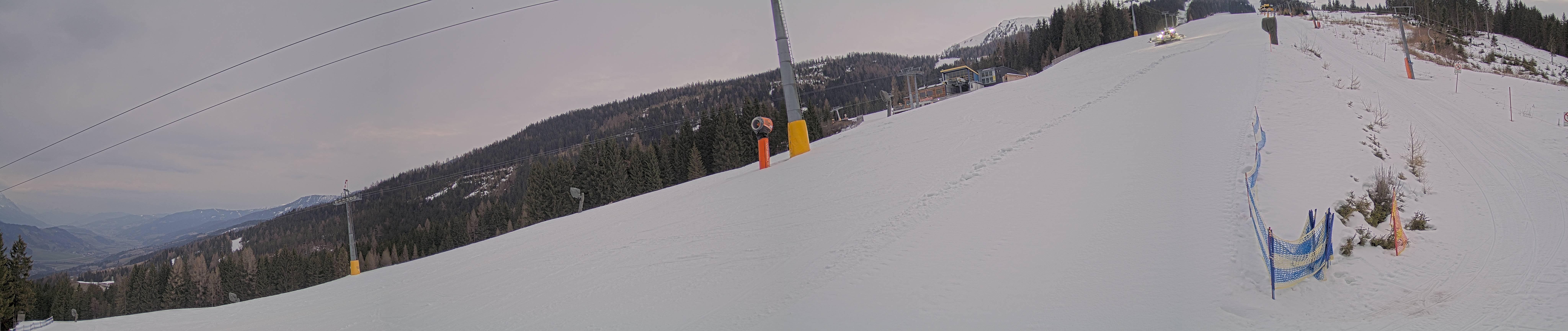 Archiv Foto Webcam Hauser Kaibling: Bergstation der 8er Gondel