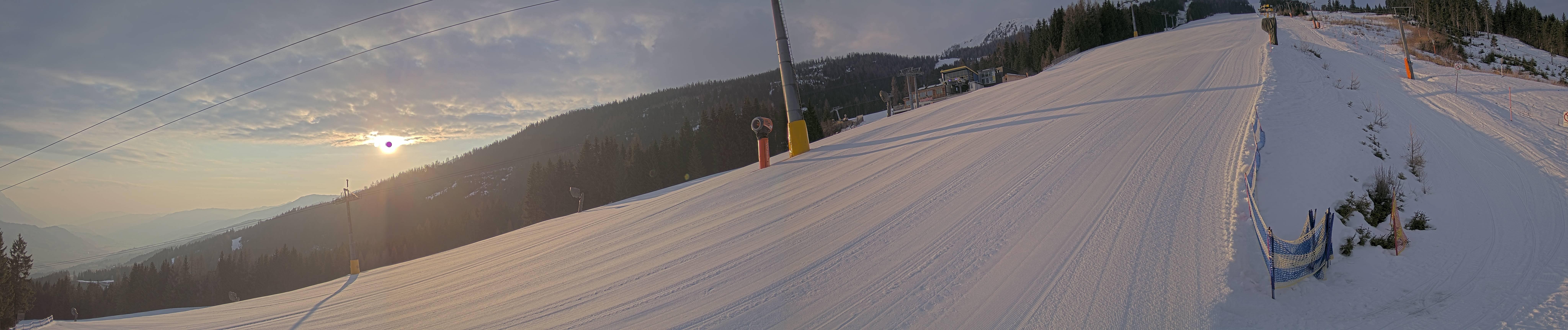 Archiv Foto Webcam Hauser Kaibling: Bergstation der 8er Gondel