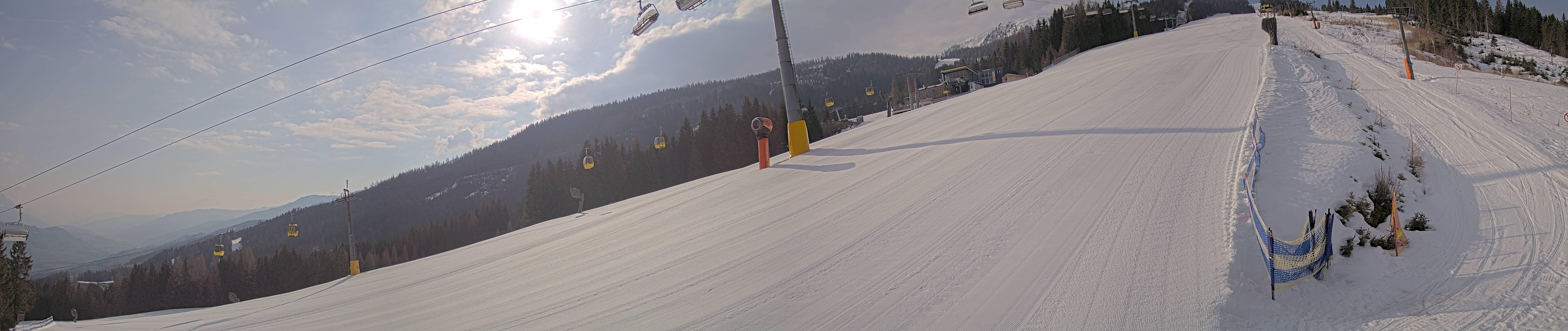 Archiv Foto Webcam Hauser Kaibling: Bergstation der 8er Gondel