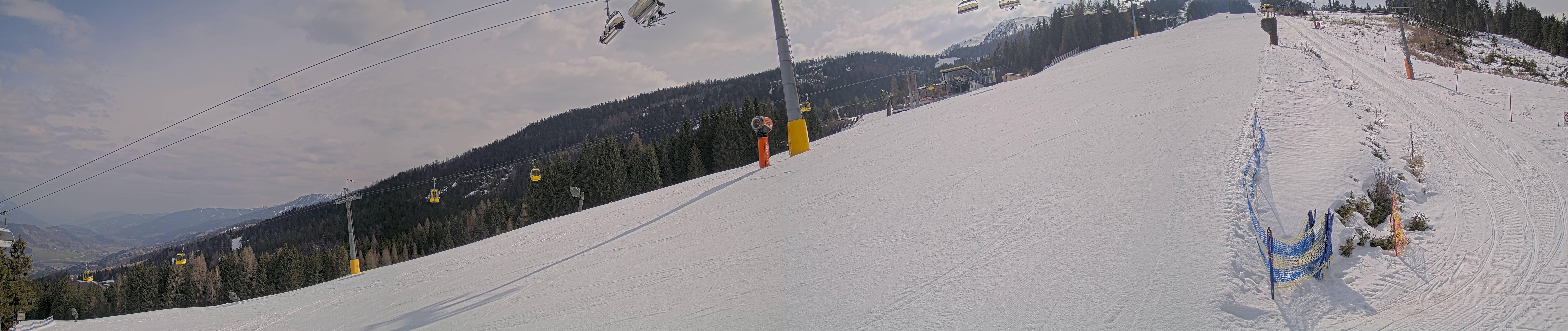 Archiv Foto Webcam Hauser Kaibling: Bergstation der 8er Gondel