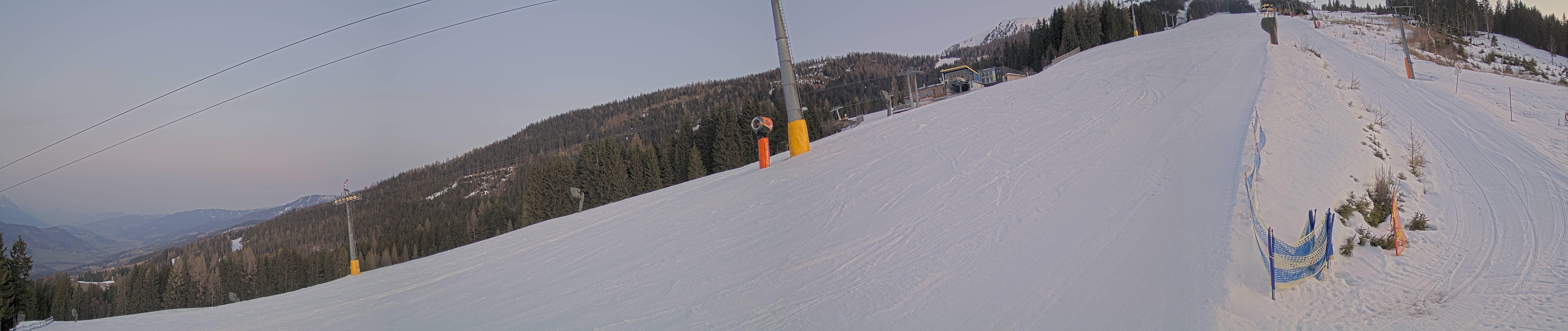 Archiv Foto Webcam Hauser Kaibling: Bergstation der 8er Gondel