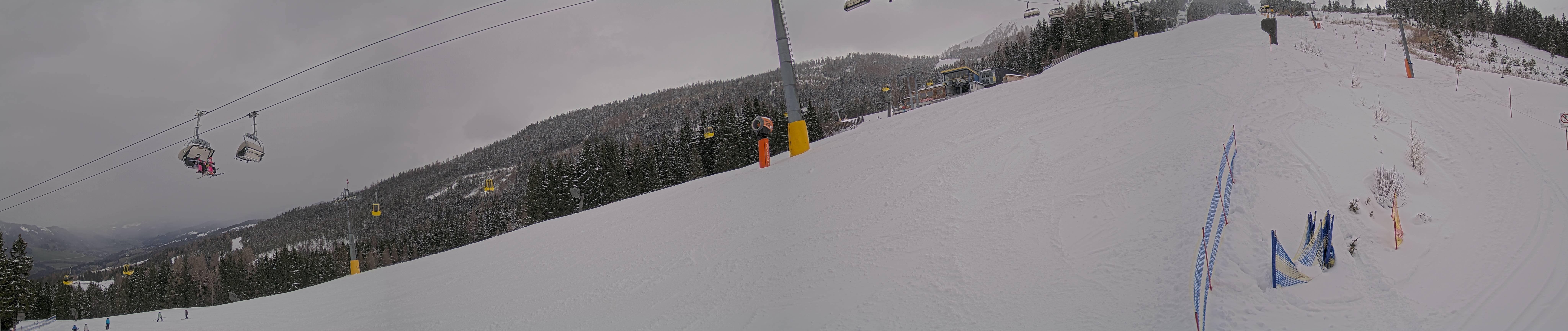 Archiv Foto Webcam Hauser Kaibling: Bergstation der 8er Gondel