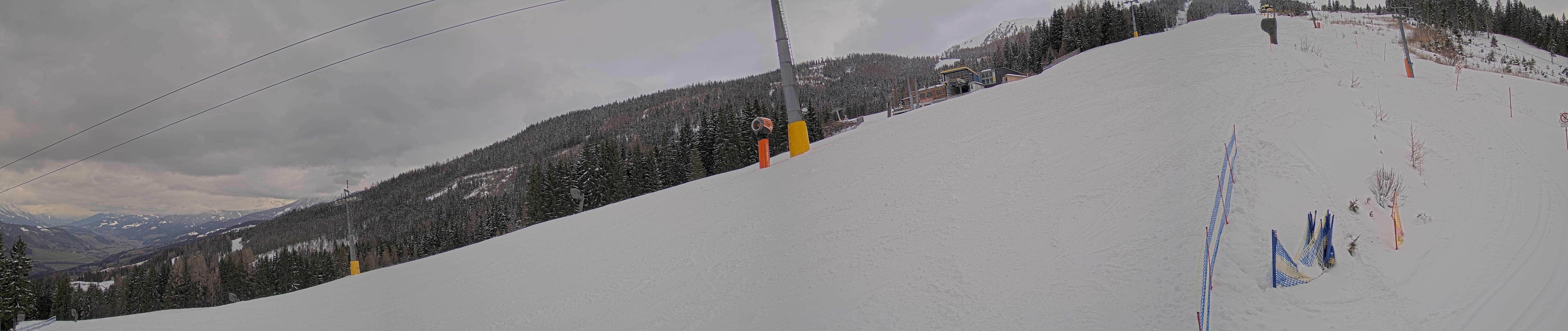 Archiv Foto Webcam Hauser Kaibling: Bergstation der 8er Gondel