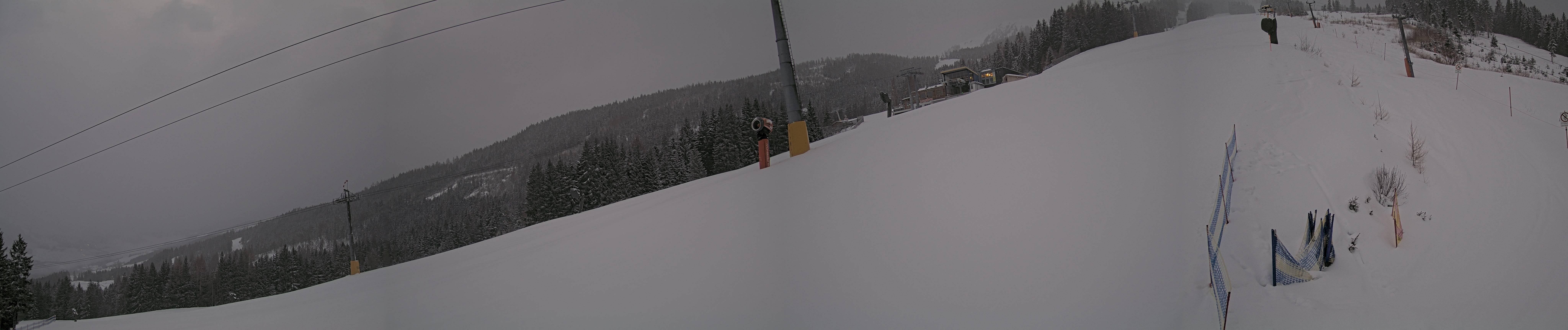 Archiv Foto Webcam Hauser Kaibling: Bergstation der 8er Gondel