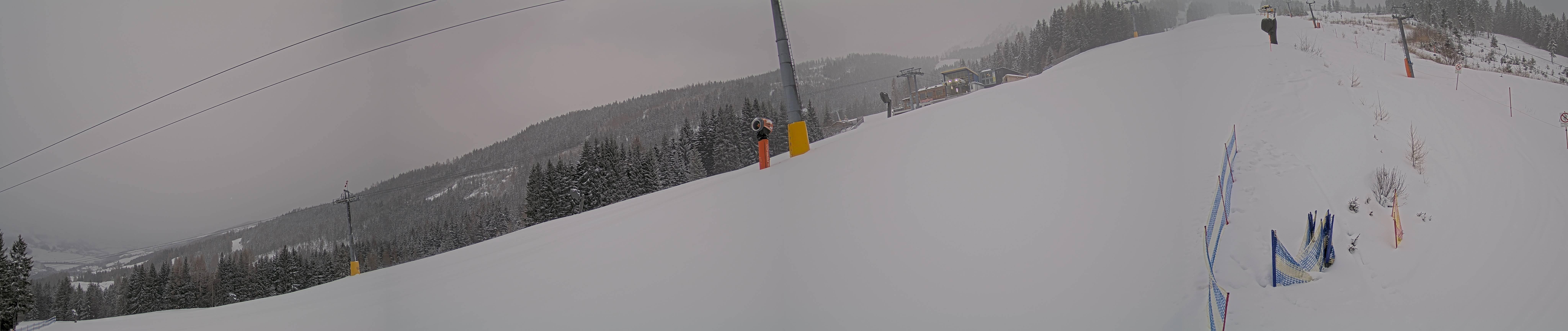 Archiv Foto Webcam Hauser Kaibling: Bergstation der 8er Gondel