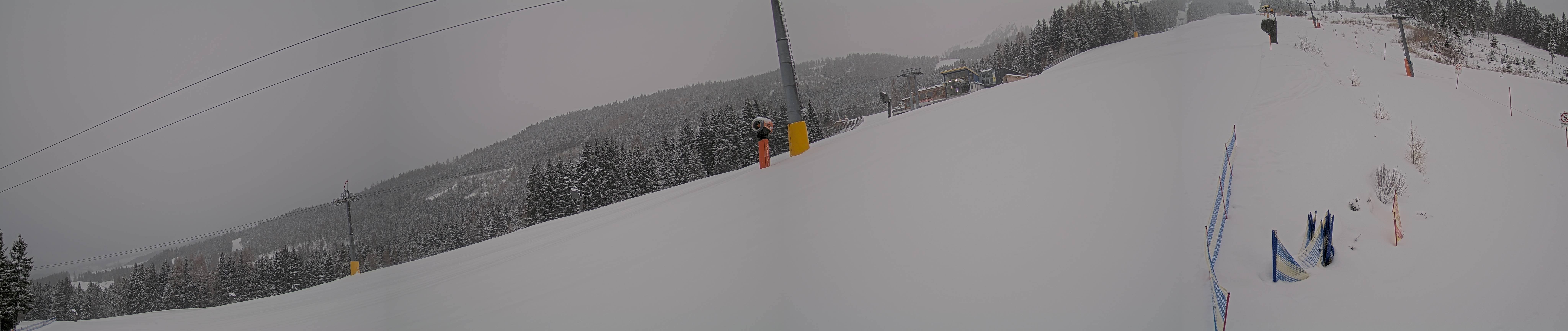 Archiv Foto Webcam Hauser Kaibling: Bergstation der 8er Gondel