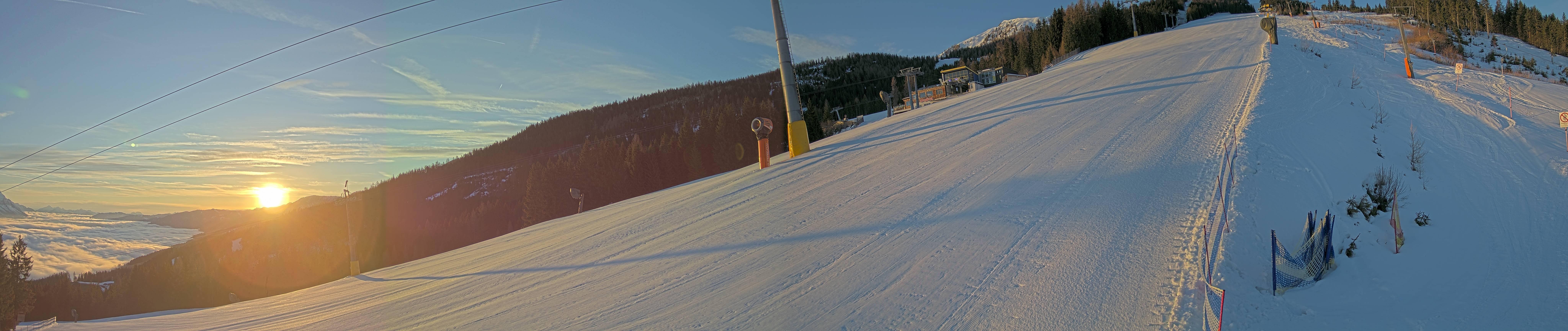 Archiv Foto Webcam Hauser Kaibling: Bergstation der 8er Gondel