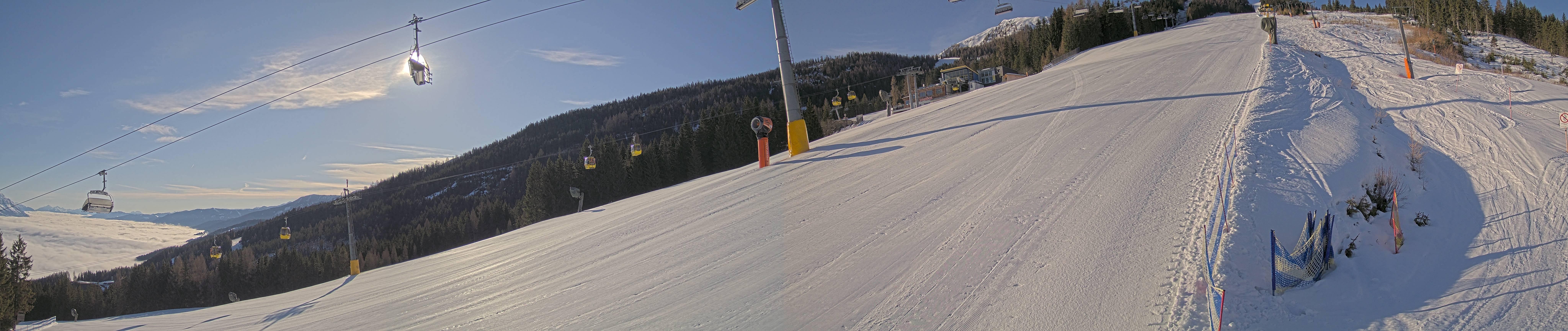 Archiv Foto Webcam Hauser Kaibling: Bergstation der 8er Gondel