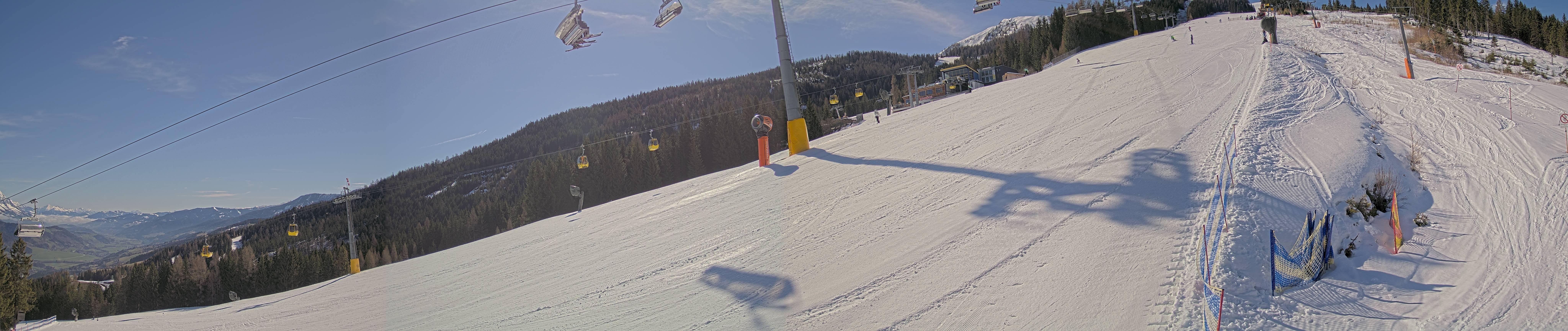 Archiv Foto Webcam Hauser Kaibling: Bergstation der 8er Gondel