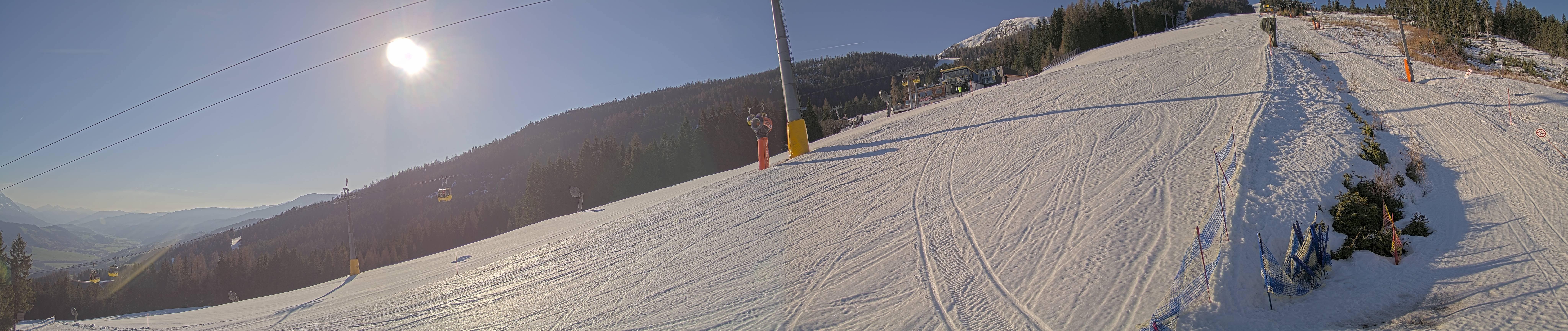 Archiv Foto Webcam Hauser Kaibling: Bergstation der 8er Gondel