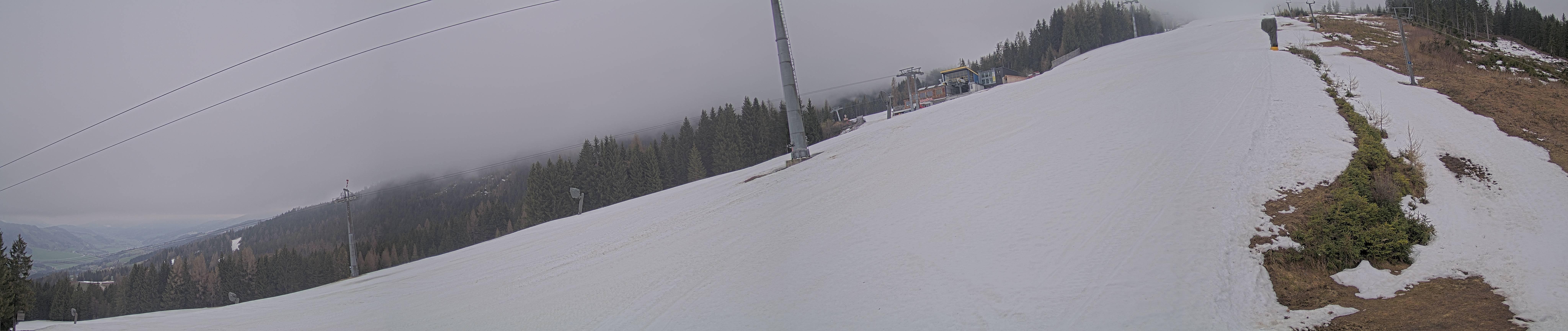 Archiv Foto Webcam Hauser Kaibling: Bergstation der 8er Gondel