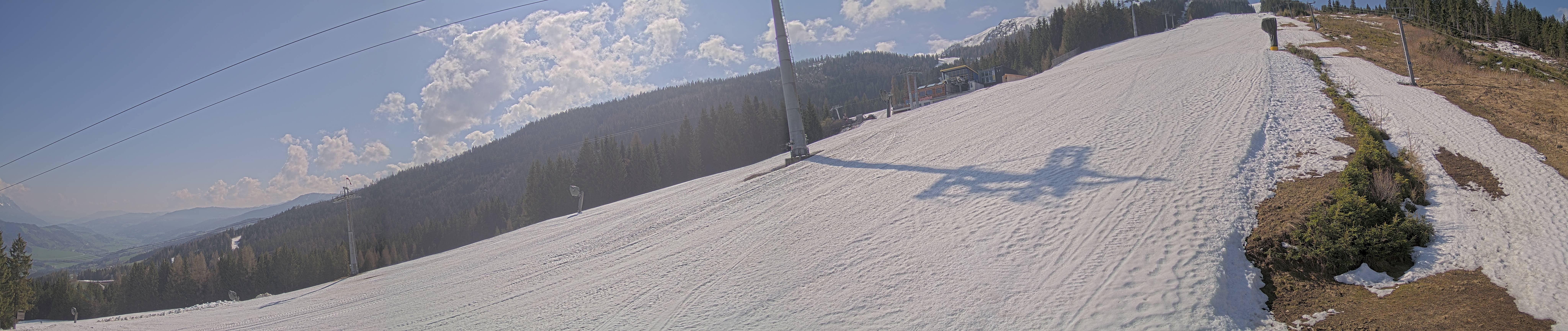 Archiv Foto Webcam Hauser Kaibling: Bergstation der 8er Gondel