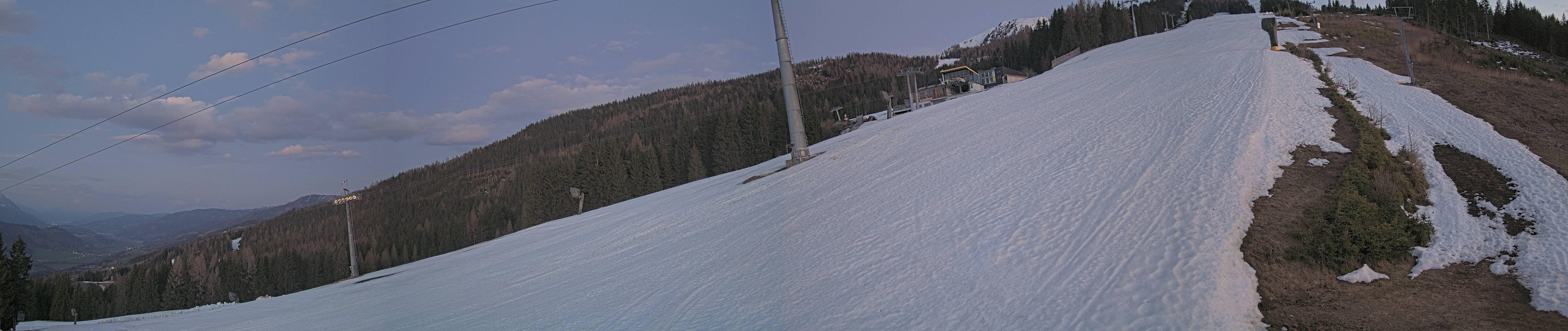 Archiv Foto Webcam Hauser Kaibling: Bergstation der 8er Gondel