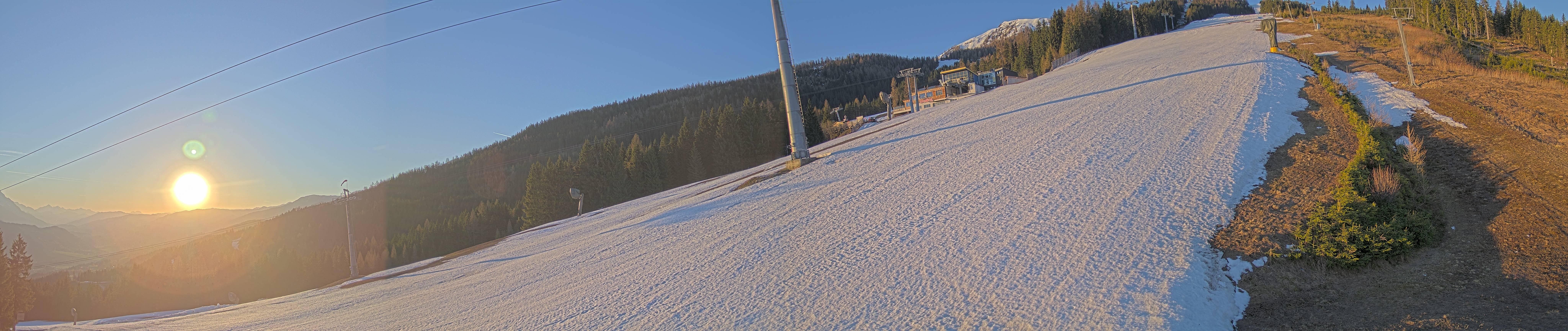 Archiv Foto Webcam Hauser Kaibling: Bergstation der 8er Gondel