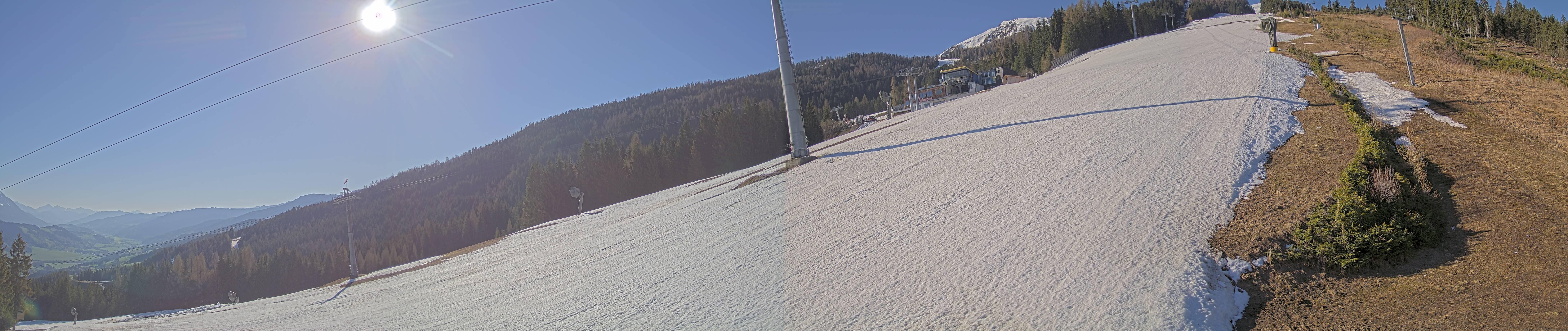 Archiv Foto Webcam Hauser Kaibling: Bergstation der 8er Gondel