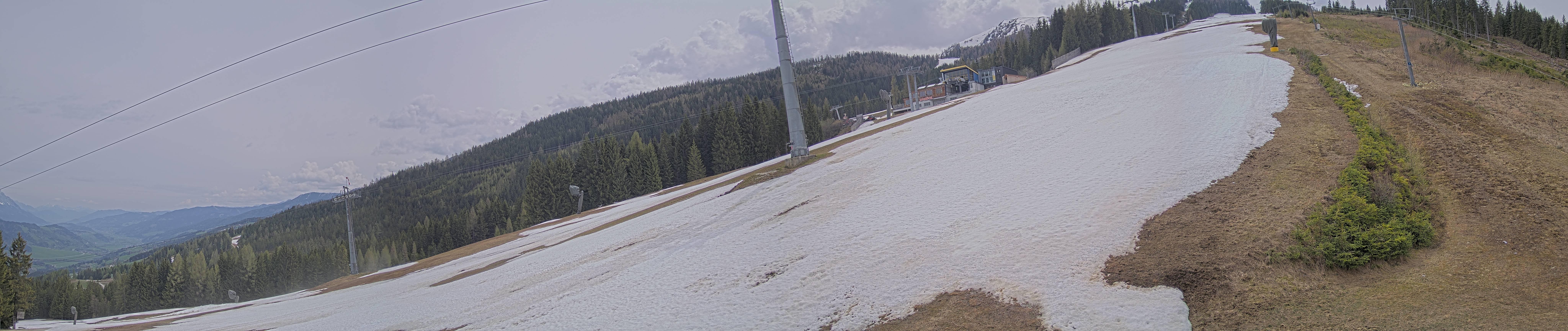 Archiv Foto Webcam Hauser Kaibling: Bergstation der 8er Gondel