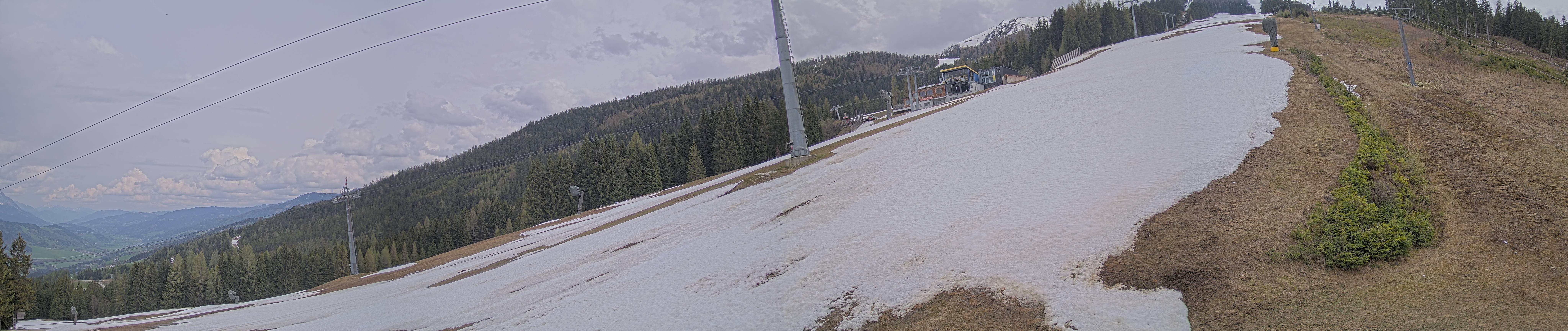 Archiv Foto Webcam Hauser Kaibling: Bergstation der 8er Gondel
