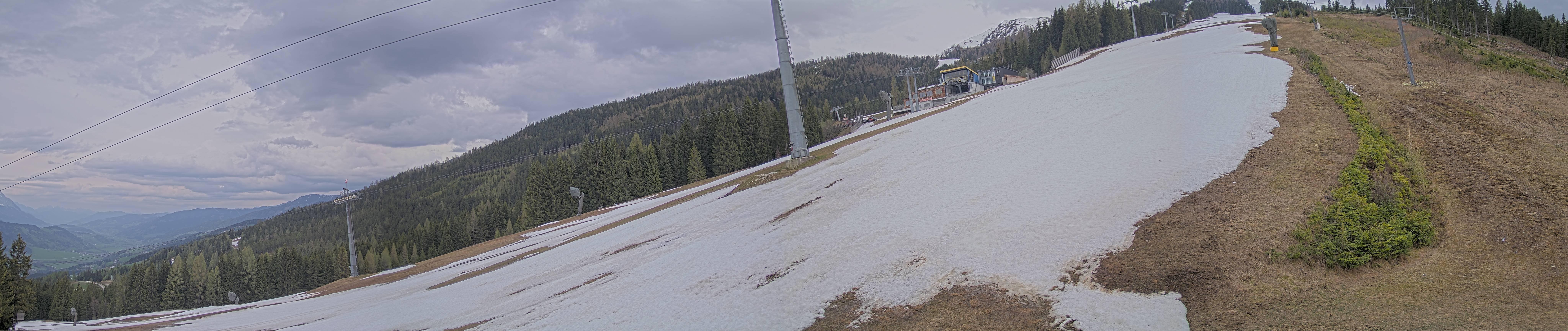 Archiv Foto Webcam Hauser Kaibling: Bergstation der 8er Gondel