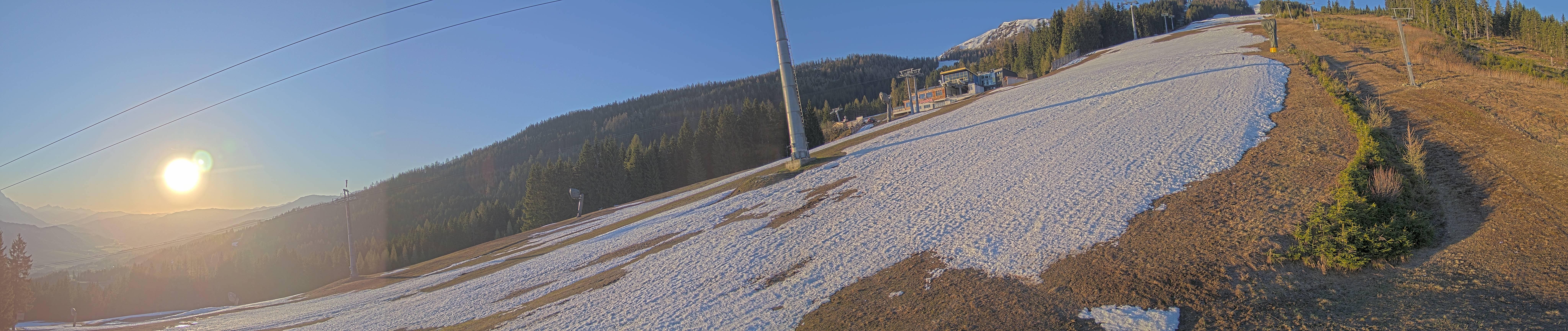 Archiv Foto Webcam Hauser Kaibling: Bergstation der 8er Gondel