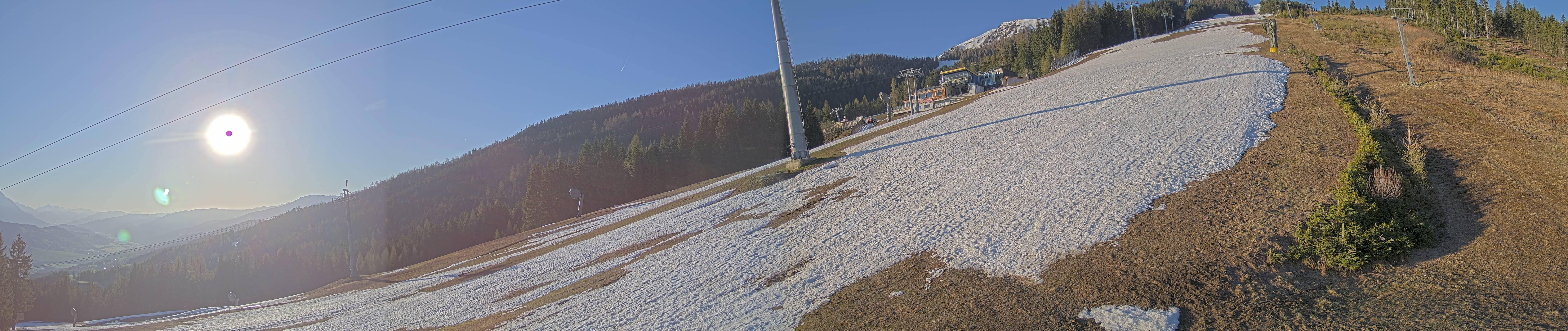 Archiv Foto Webcam Hauser Kaibling: Bergstation der 8er Gondel