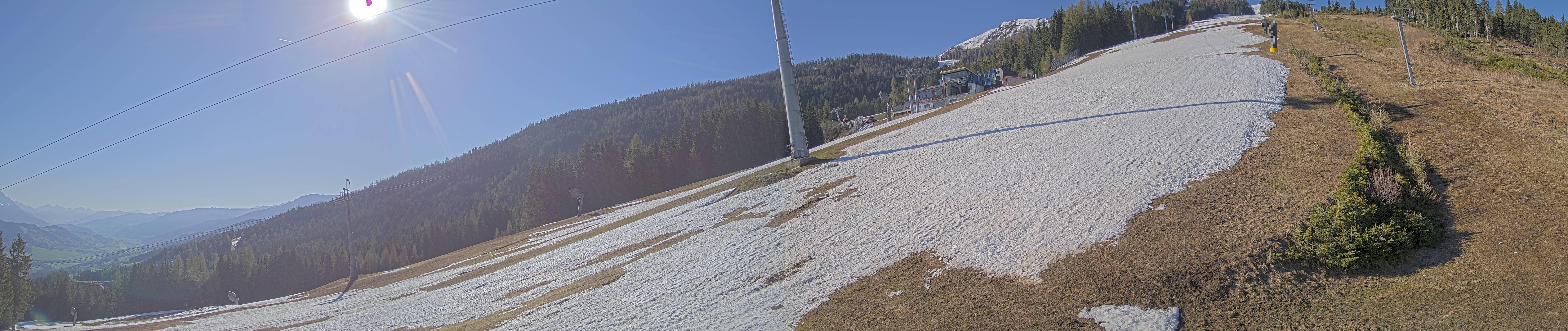 Archiv Foto Webcam Hauser Kaibling: Bergstation der 8er Gondel