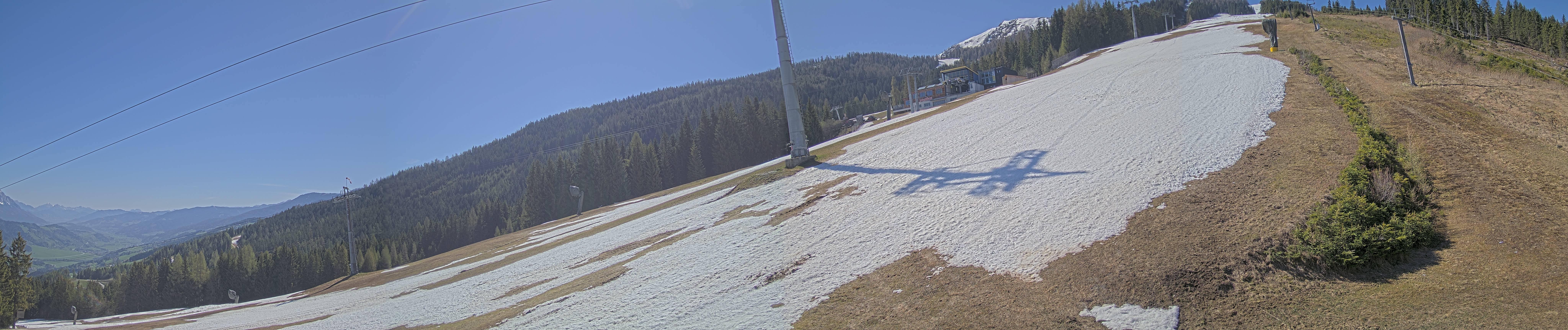 Archiv Foto Webcam Hauser Kaibling: Bergstation der 8er Gondel