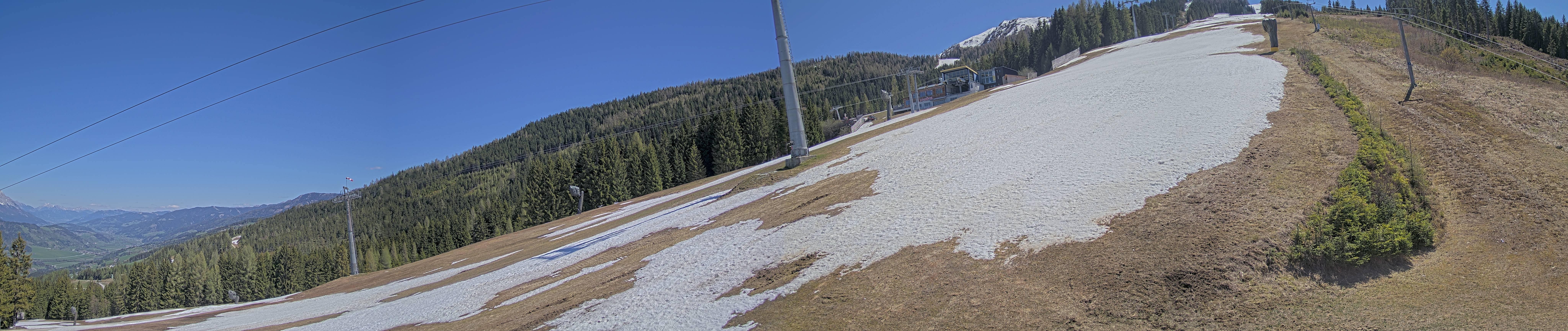 Archiv Foto Webcam Hauser Kaibling: Bergstation der 8er Gondel