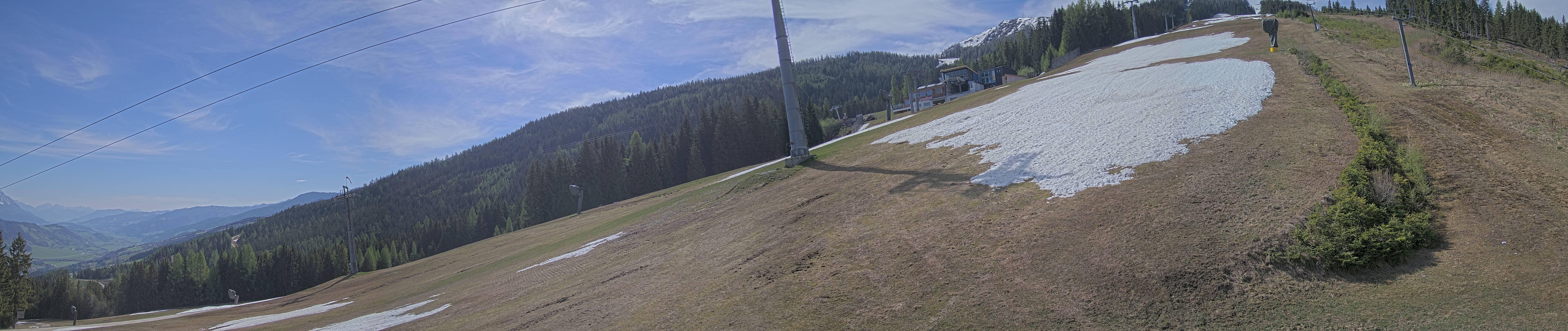 Archiv Foto Webcam Hauser Kaibling: Bergstation der 8er Gondel