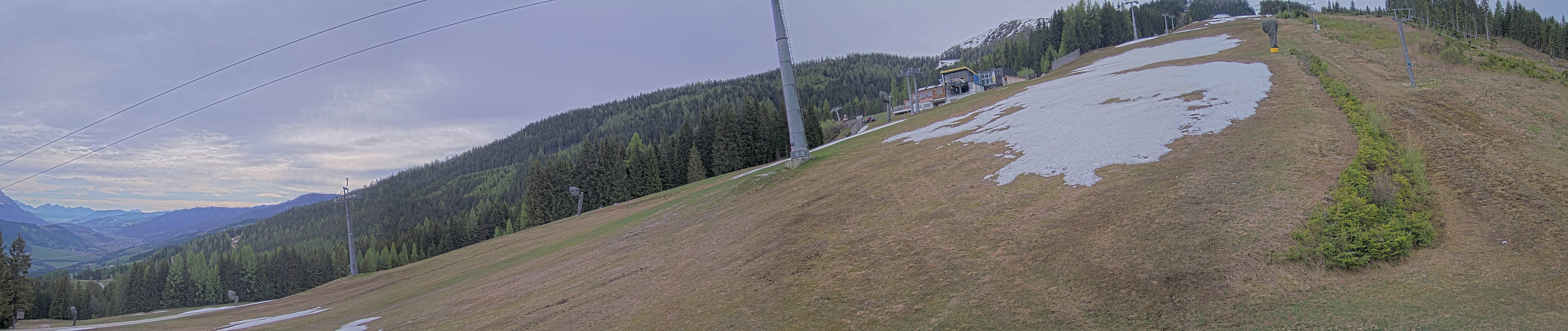 Archiv Foto Webcam Hauser Kaibling: Bergstation der 8er Gondel