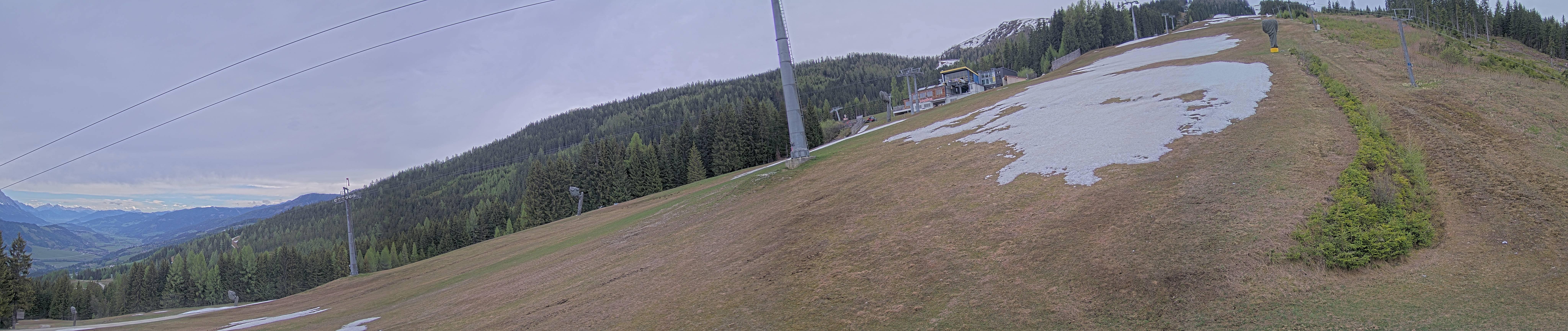 Archiv Foto Webcam Hauser Kaibling: Bergstation der 8er Gondel