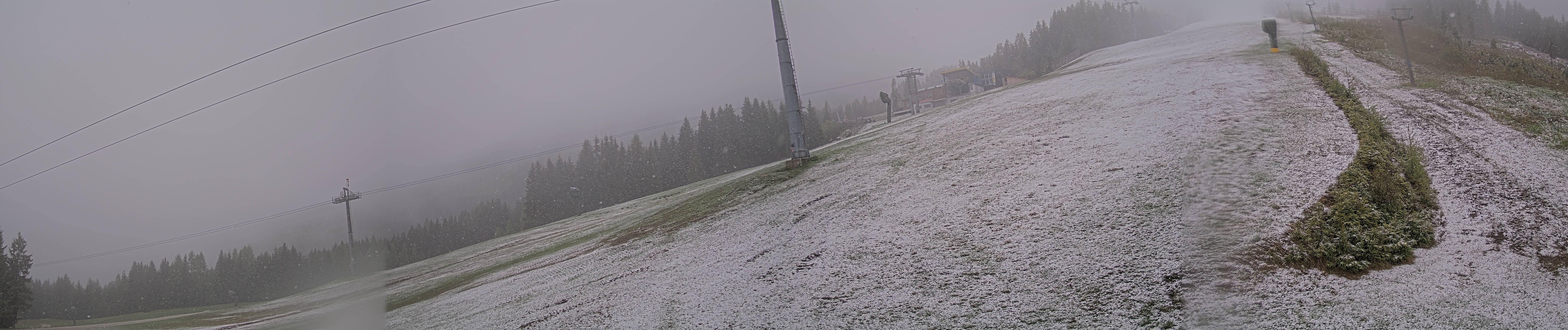 Archiv Foto Webcam Hauser Kaibling: Bergstation der 8er Gondel