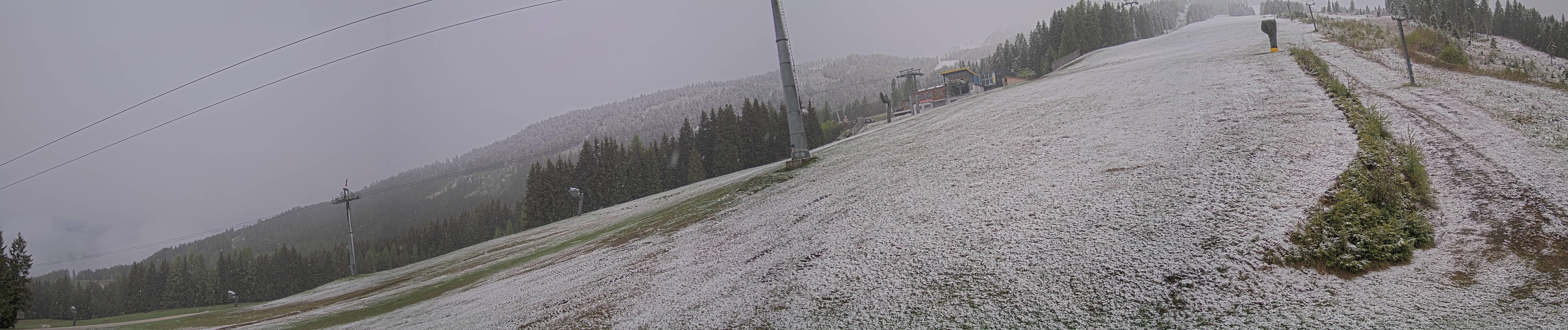 Archiv Foto Webcam Hauser Kaibling: Bergstation der 8er Gondel