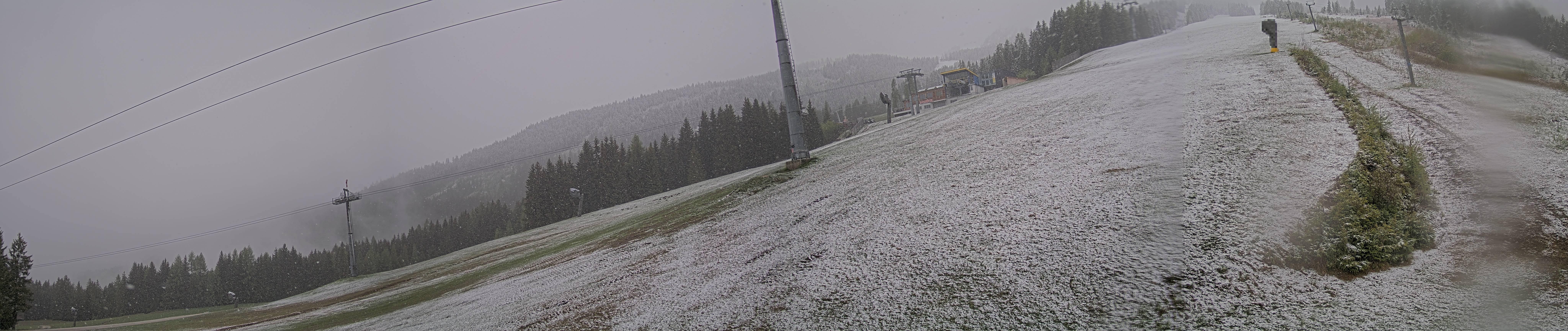 Archiv Foto Webcam Hauser Kaibling: Bergstation der 8er Gondel