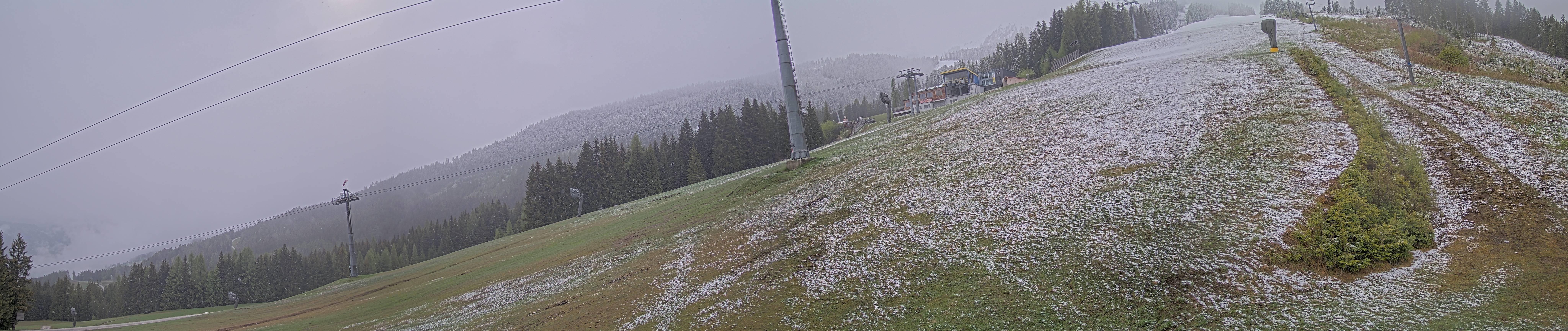 Archiv Foto Webcam Hauser Kaibling: Bergstation der 8er Gondel