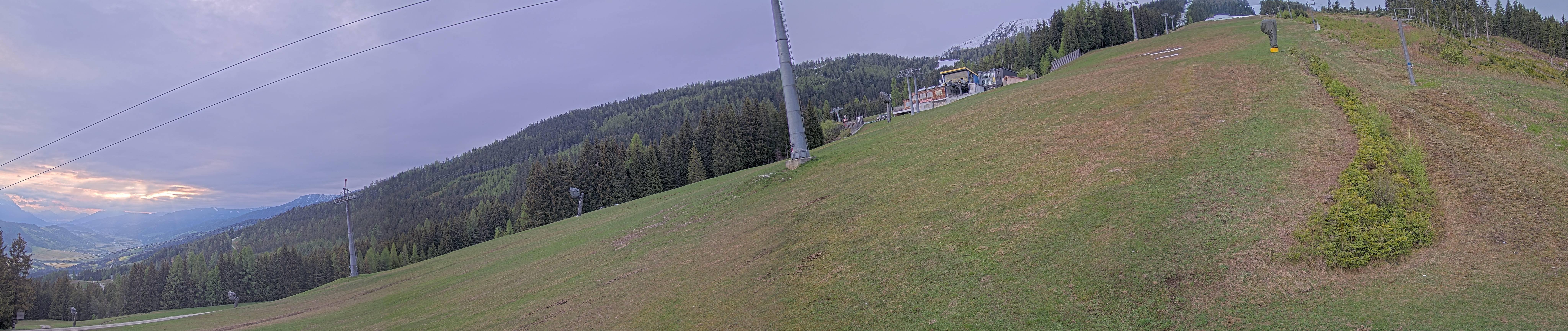 Archiv Foto Webcam Hauser Kaibling: Bergstation der 8er Gondel
