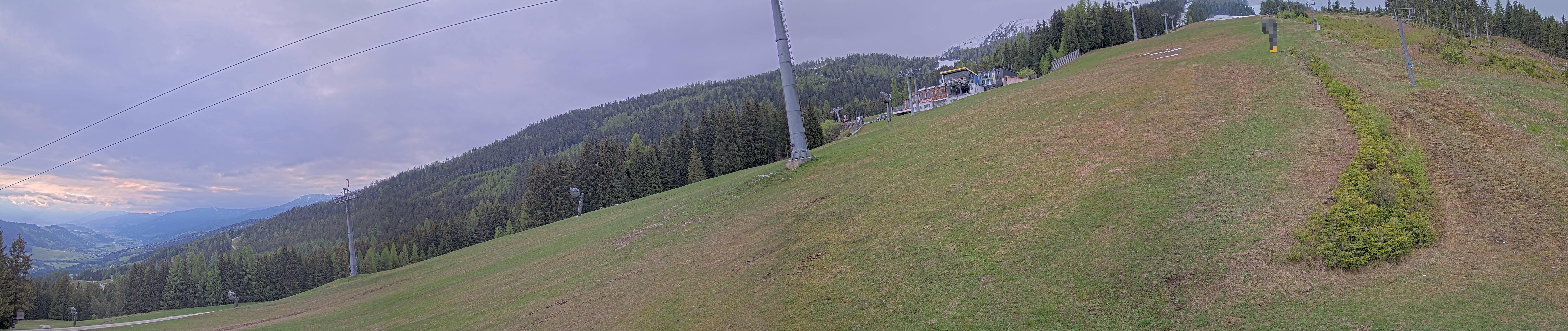 Archiv Foto Webcam Hauser Kaibling: Bergstation der 8er Gondel
