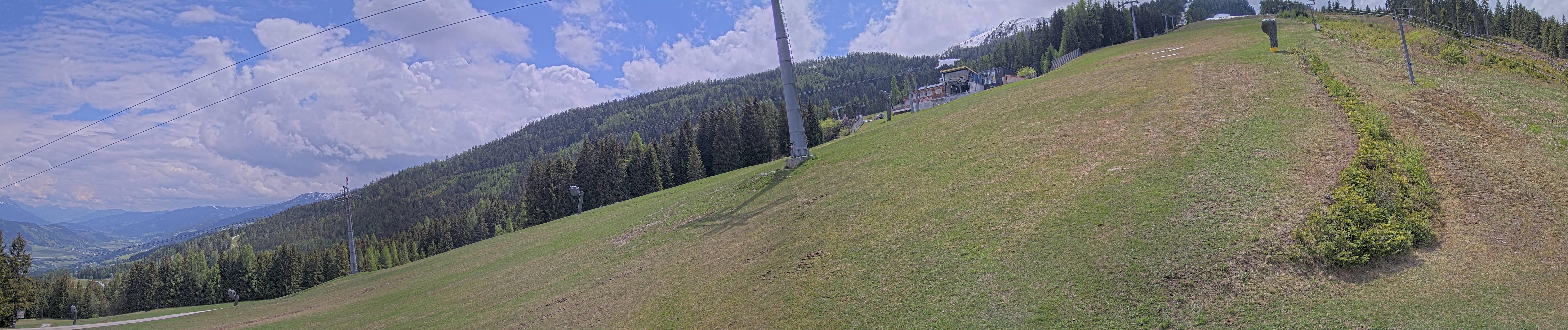 Archiv Foto Webcam Hauser Kaibling: Bergstation der 8er Gondel