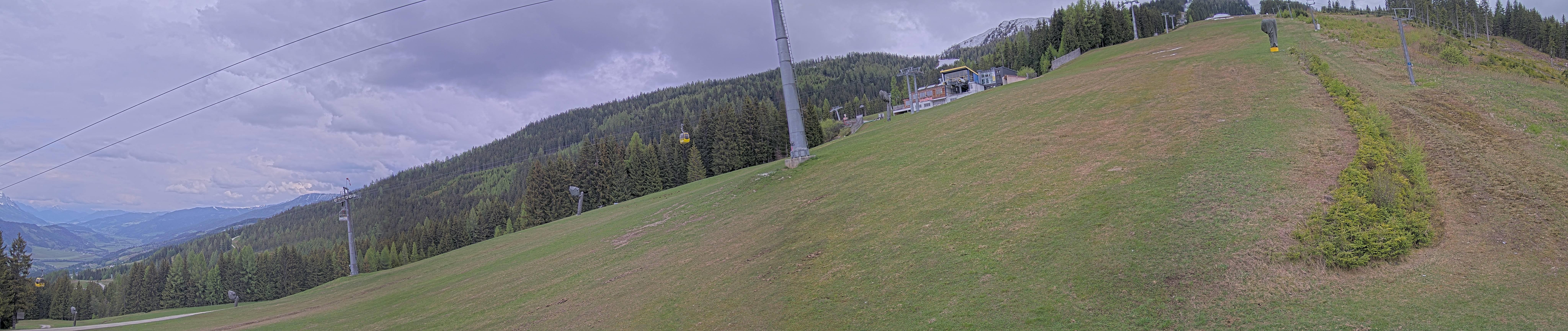 Archiv Foto Webcam Hauser Kaibling: Bergstation der 8er Gondel