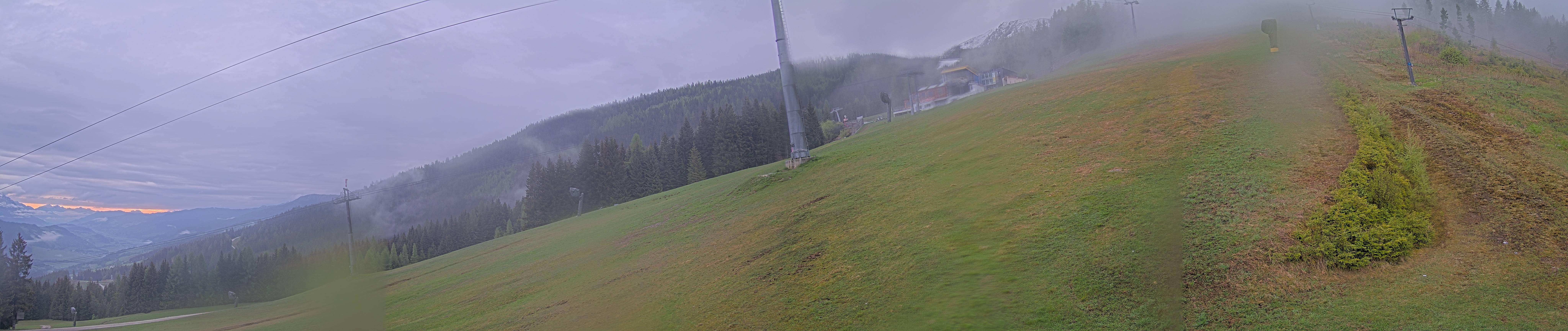 Archiv Foto Webcam Hauser Kaibling: Bergstation der 8er Gondel