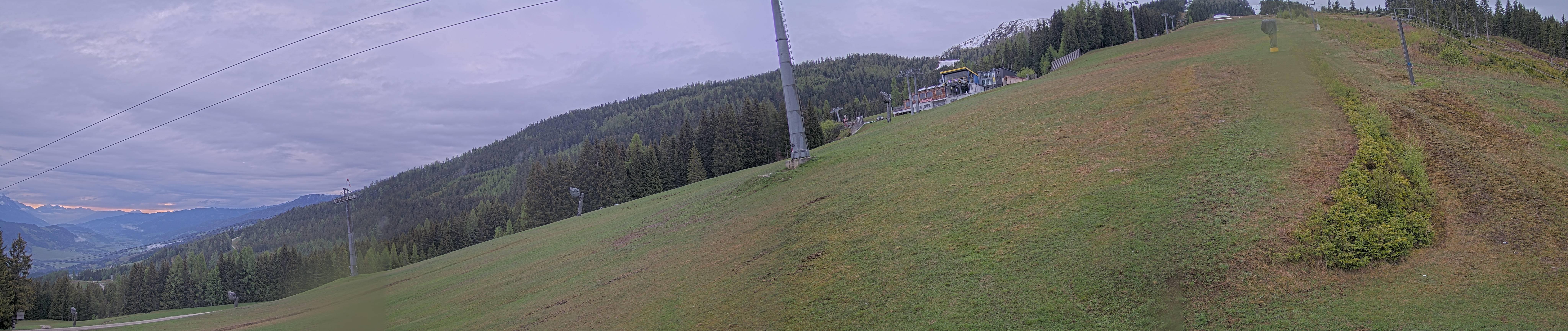 Archiv Foto Webcam Hauser Kaibling: Bergstation der 8er Gondel