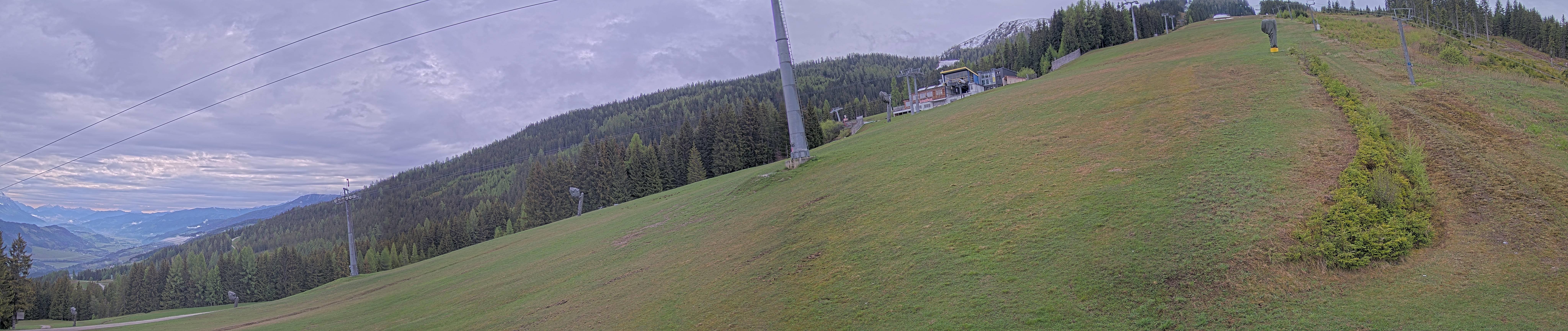 Archiv Foto Webcam Hauser Kaibling: Bergstation der 8er Gondel