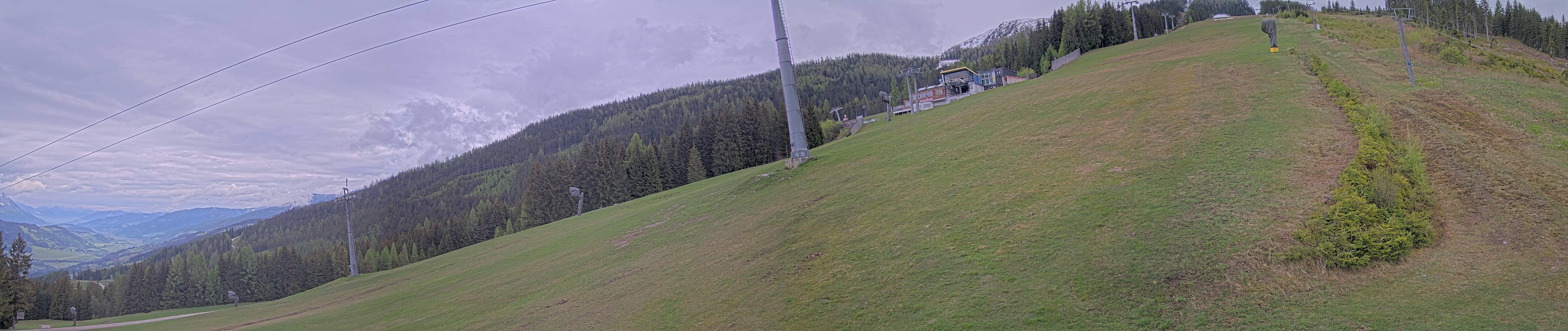 Archiv Foto Webcam Hauser Kaibling: Bergstation der 8er Gondel