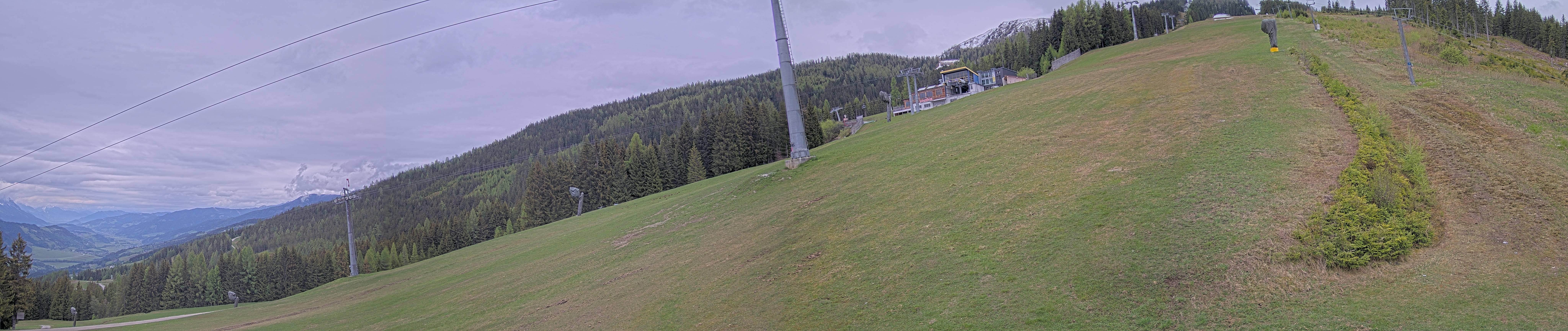 Archiv Foto Webcam Hauser Kaibling: Bergstation der 8er Gondel