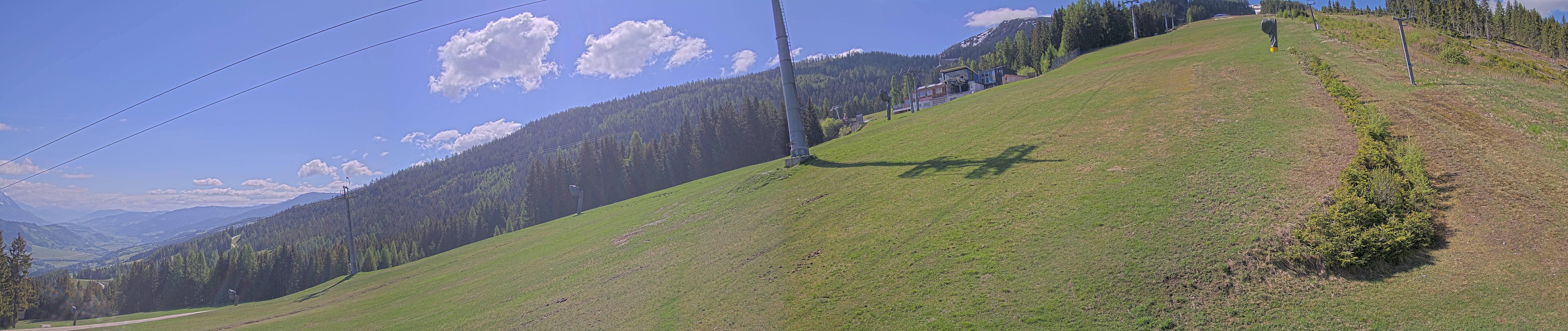 Archiv Foto Webcam Hauser Kaibling: Bergstation der 8er Gondel